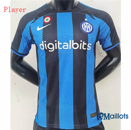 Grossiste omaillots Maillot Foot Inter Milan Player Domicile 2022-2023
