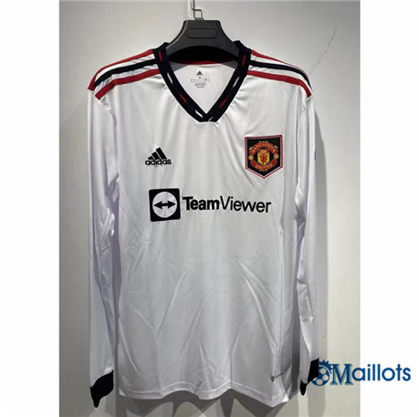 Grossiste omaillots Maillot Foot Manchester United Exterieur Manche Longue 2022-2023