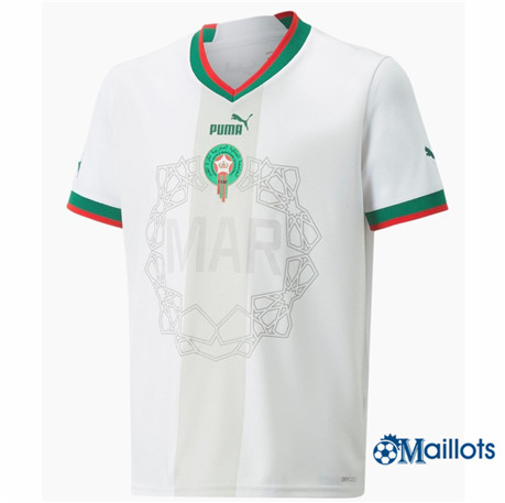 Grossiste omaillots Maillot Foot Maroc Exterieur 2022-2023