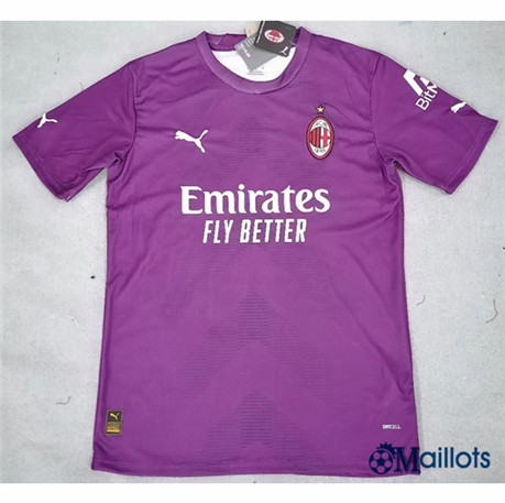 Grossiste omaillots Maillot Foot Milan AC Maillot Gardien de but Pourpre 2022-2023