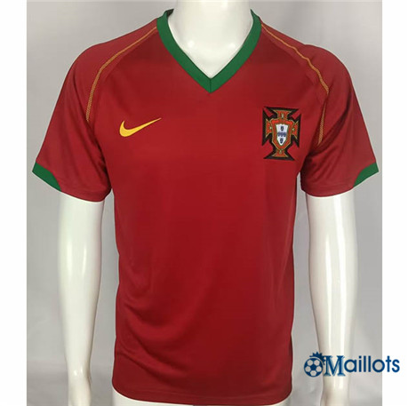 Grossiste omaillots Maillot Foot Rétro Portugal Domicile 2006