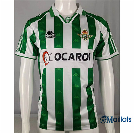 Grossiste omaillots Maillot Foot Rétro Real Betis Domicile 1995-96