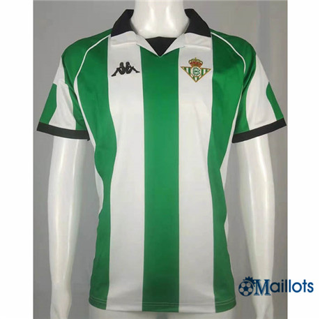 Grossiste omaillots Maillot Foot Rétro Real Betis Domicile 1998
