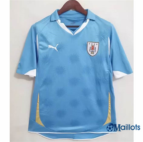 Grossiste omaillots Maillot Foot Rétro Uruguay Domicile World Cup 2010