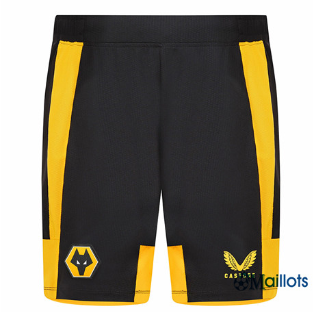 Grossiste omaillots Maillot Foot Short Wolverhampton Domicile 2022-2023