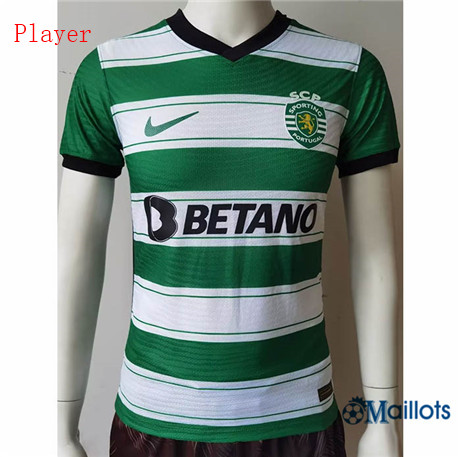 Grossiste omaillots Maillot Foot Sporting CP Player Domicile 2022-2023