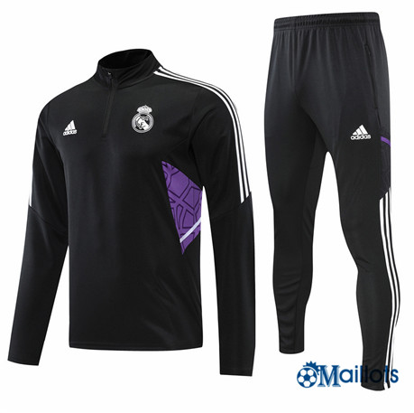 Grossiste omaillots Survetement foot Real Madrid Foot Homme om094 Blanc 2022-2023