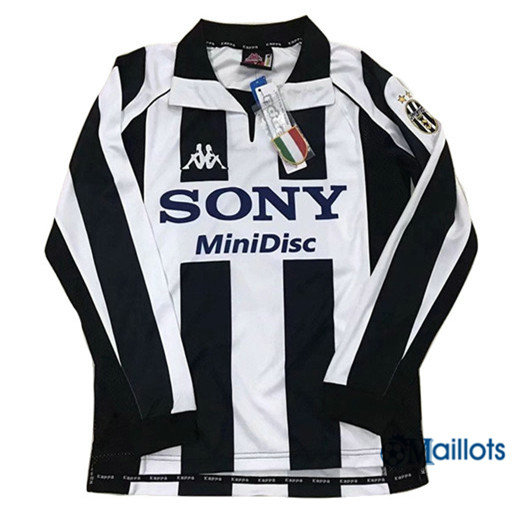Maillot Rétro football Juventus Domicile Manche Longue 1997-1998