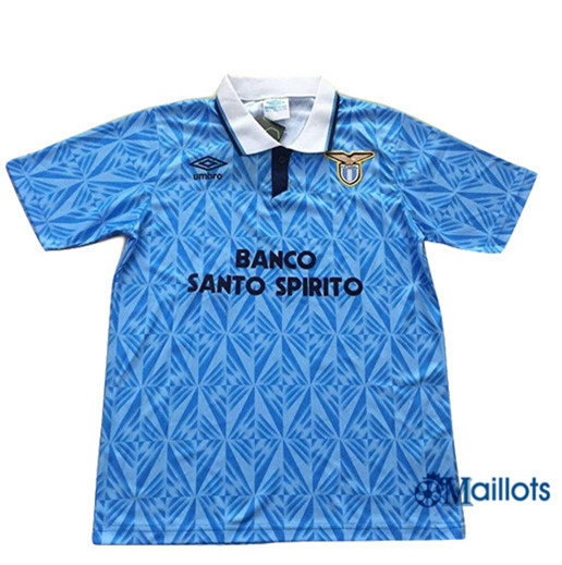 Maillot Rétro football Lazio Bleu 1991