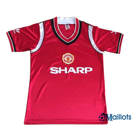 Maillot Rétro football Manchester United Domicile 1984