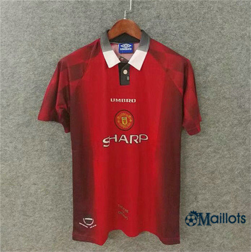 Maillot Rétro football Manchester United Domicile 1996