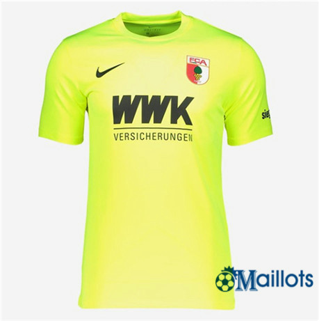 Omaillots Maillot foot Augsburg Gardien de but Vert 2019 2020