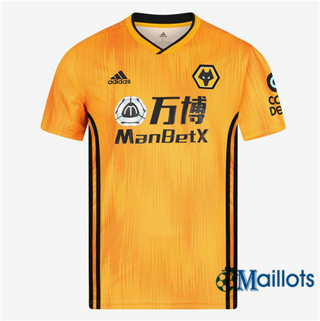 Omaillots Maillot foot Wolverhampton Domicile 2019 2020