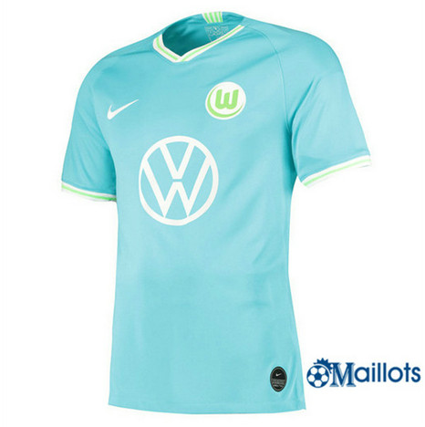 Maillot Foot VfL Wolfsburg Exterieur Bleu 2019 2020