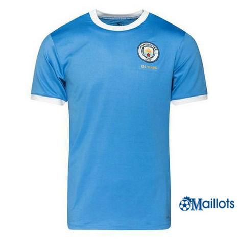 Maillot Foot Manchester City 125th anniversary Bleu