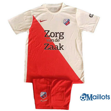 Maillot Foot Utrecht Ensemble Foot Enfant Blanc Rouge 2019 2020