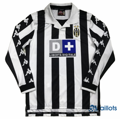 Maillot Foot Retro 1999-2000 Juventus Domicile Manche Longue
