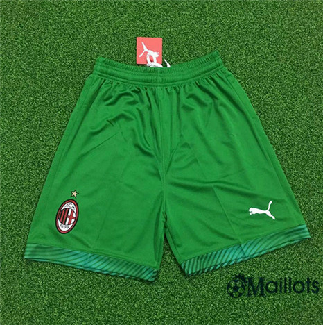 Maillot Foot Short Milan AC Gardien De But Vert 2019 2020