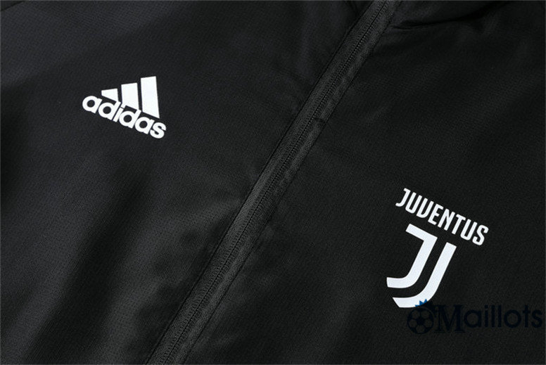 veste de foot 2018/19 Windrunner Authentic Juventus Noir a capuche