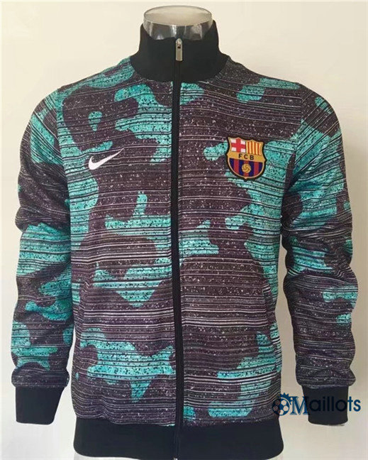 Veste Training Barcelone Bleu Gris Camouflage 2017/2018