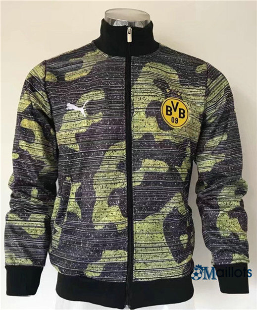 Veste Training Dortmund Jaune Gris Camouflage 2017/2018