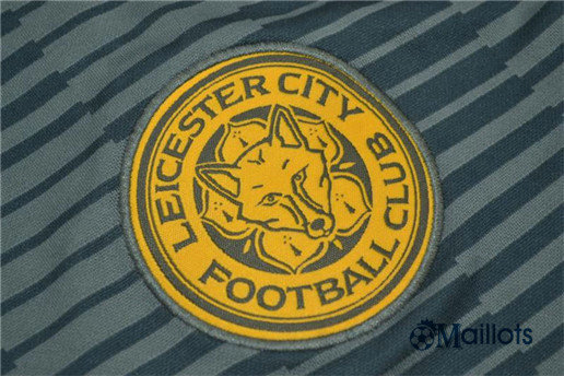 Flocage Maillot foot Vêtement Gris Leicester City Extérieur 2018 2019 pas cher