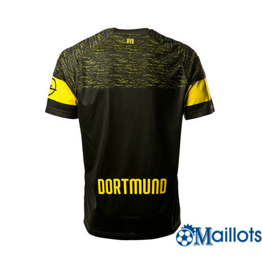 Maillot floqué football Noir/Jaune Borussia Dortmund Extérieur 2018 2019 en ligne