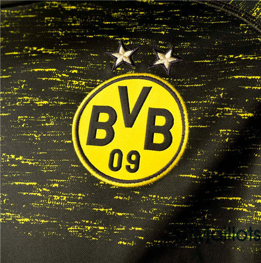 Vêtement de sport homme football Noir/Jaune Borussia Dortmund Extérieur 2018 2019