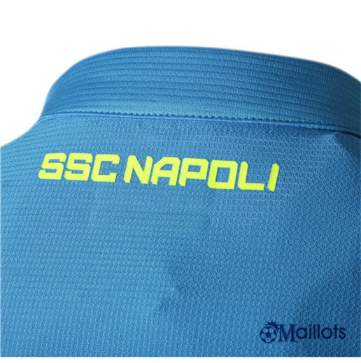 Flocage Maillot foot Vêtement Bleu SSC Napoli Domicile 2018 2019 pas cher