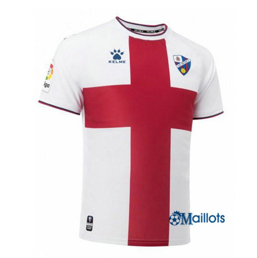 Sport Maillots SD Huesca Blanc/Rouge 2018 2019 Exterieur