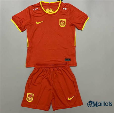 Ensemble Maillot foot China Enfant Domicile 2020 2021