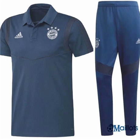 Maillot Entraînement Bayern Munich et pantalon Ensemble Training Bleu marine 2020 2021