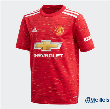 Maillot foot Manchester united Domicile 2020 2021