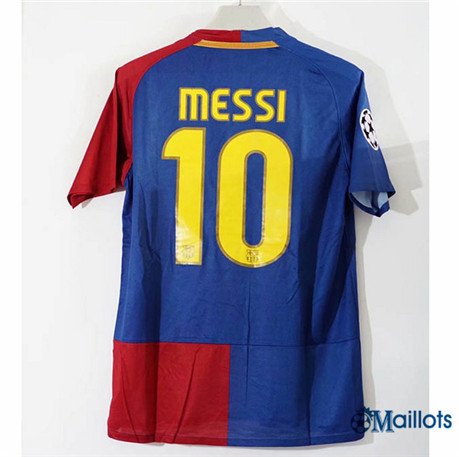 Maillot Foot Classic 1980-09 FC Barcelone Messi 10 édition des joueurs