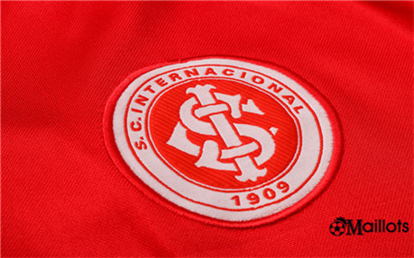 Ensemble Survêtements Foot SC Internacional Rouge 2020 2021