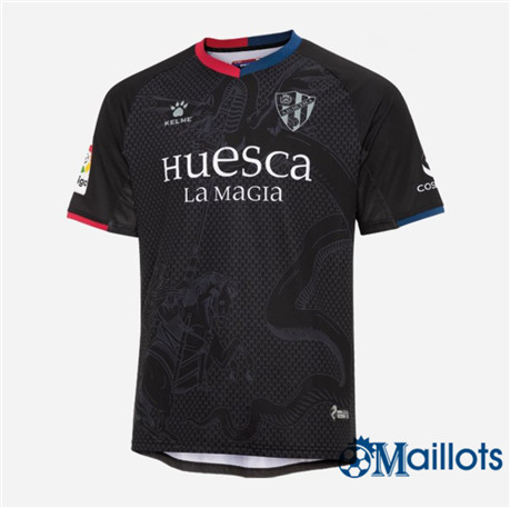 Maillot de foot Huesca Third Noir 2019 2020
