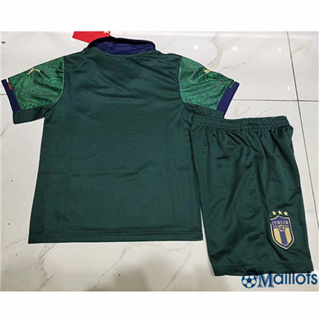 Grossiste Maillot de foot Italie Enfant Domicile Vert 2019 2020