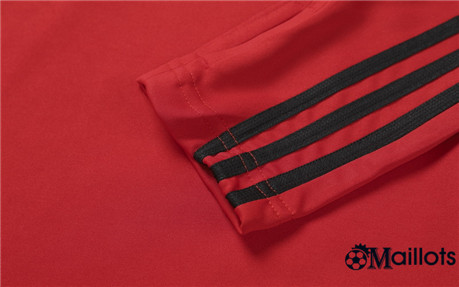 Survetement de foot  Benfica Rouge/Noir 2019 2020 Col Rond