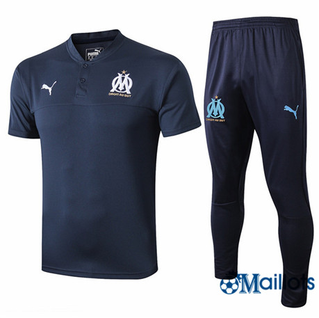 Maillot Entraînement Marseille et pantalon Training Bleu Marine 2019 2020