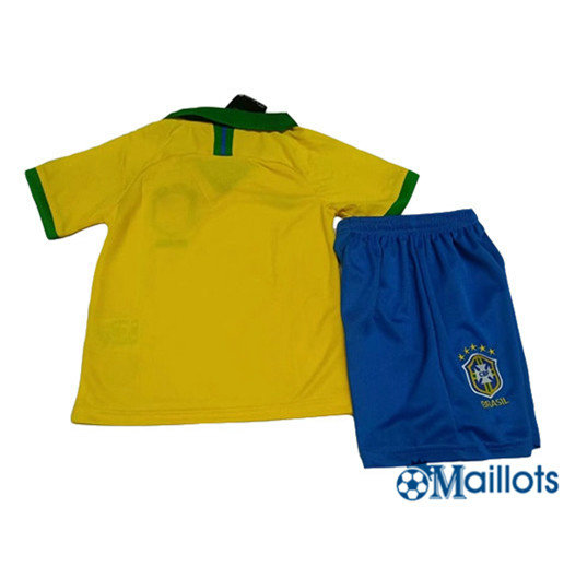 Ensemble Maillot foot Brésil Enfant Domicile