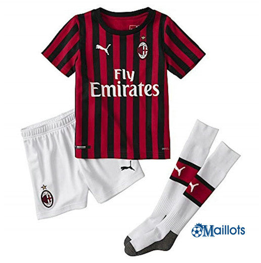 Maillot Foot AC Milan Enfant Domicile 2019 2020
