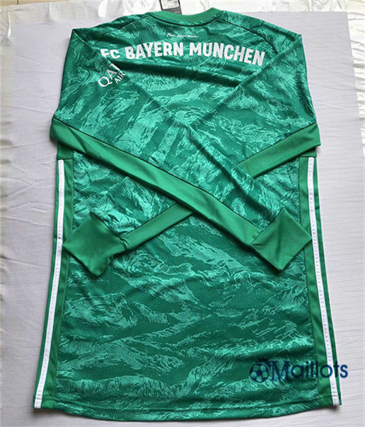 Omaillots: Vêtements Maillot football Bayern Munich Dardien De But Manche Longue Vert 2019 2020 Personnalisé discount