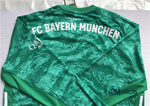 Vetement Maillot sport football Bayern Munich Dardien De But Manche Longue Vert 2019 2020