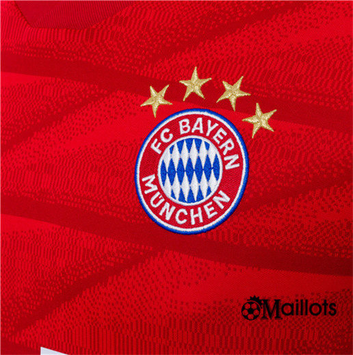Vetement Maillot sport football Bayern Munich Domicile Manche Longue 2019 2020