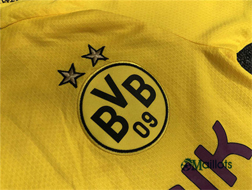 Omaillots: Maillot de sport foot Borussia Dortmund Femme Domicile 2019 2020 petit prix en ligne