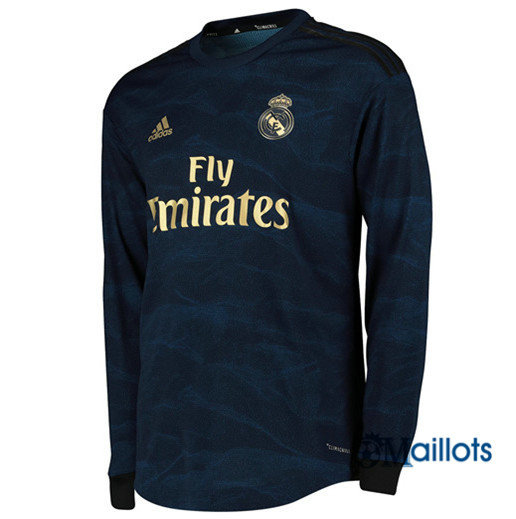 Maillot foot Real Madrid Exterieur Manche Longue 2019 2020