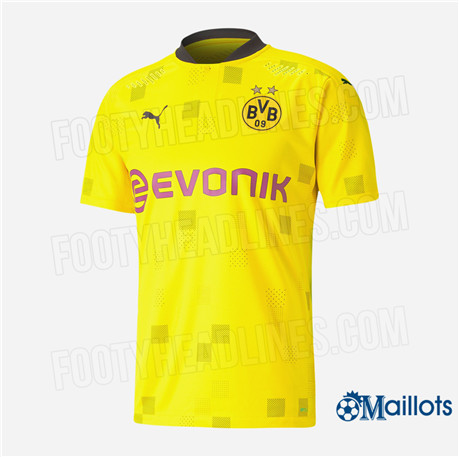 Grossiste Maillot de football Borussia Dortmund Champions League Jaune 2020 2021