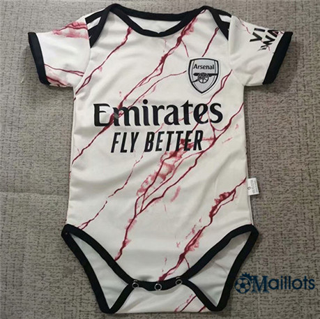 Grossiste Maillot sport Arsenal baby Exterieur 2020 2021