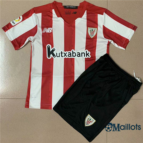 Grossiste Maillot Foot Athletic Bilbao Enfant Domicile 2020 2021