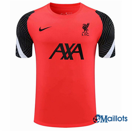 Grossiste Maillot Foot Liverpool training Dri-Fit Rouge